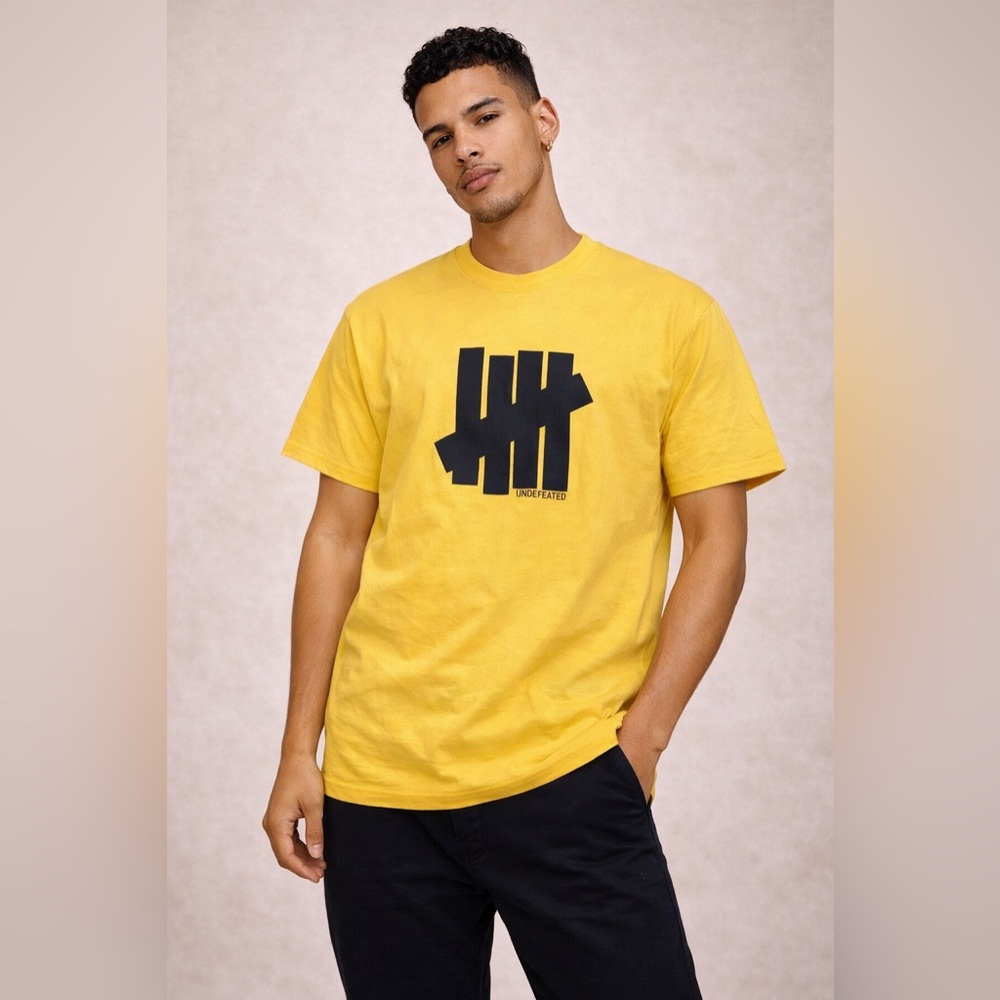 ⭐️ NWOT! Undefeated Yellow Tshirt